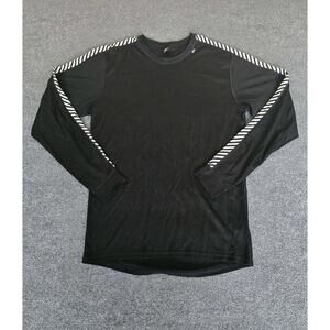 Helly Hansen Lifa Thermal Base Layer Shirt Mock Neck Womens XL Stretch Black
